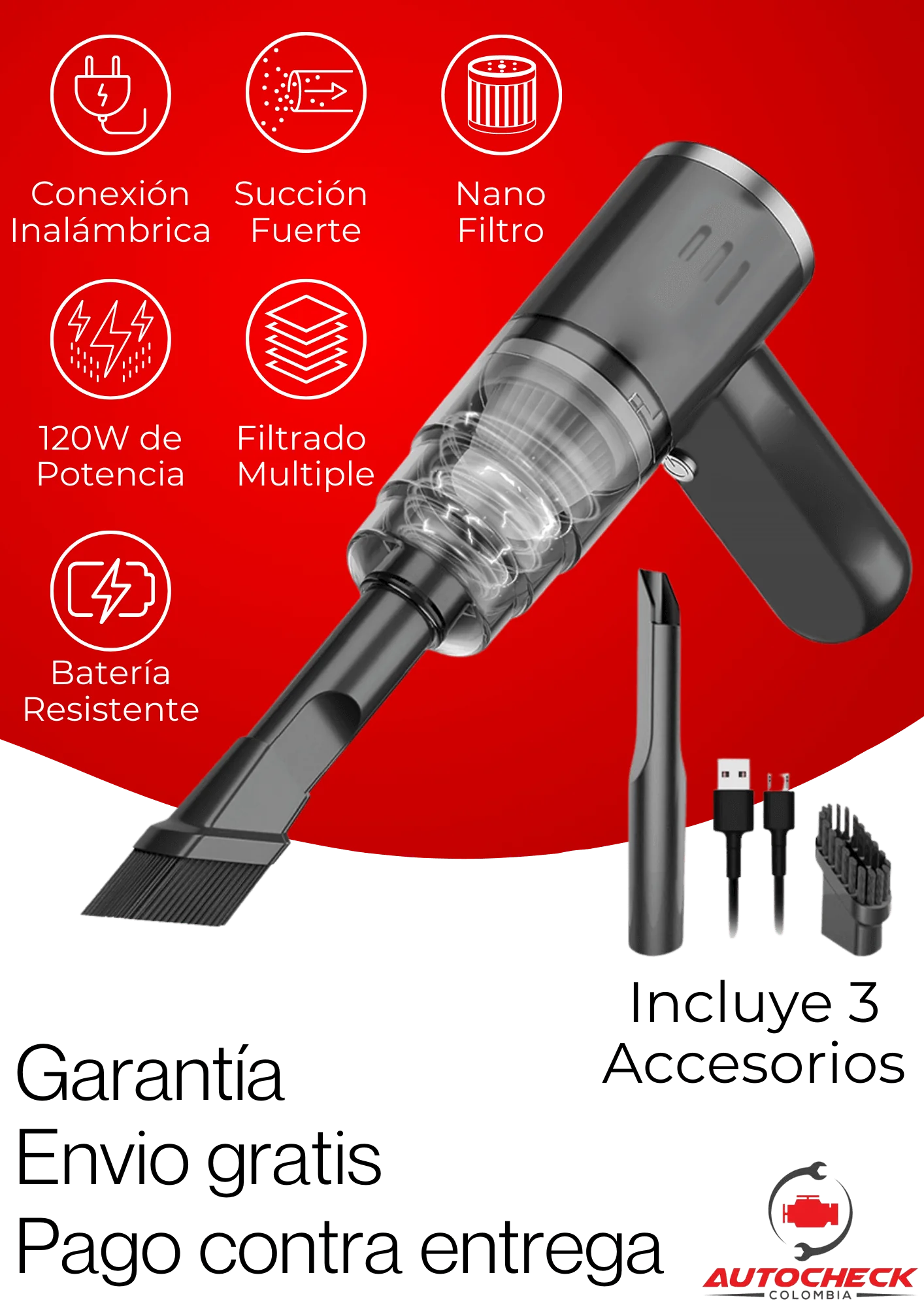 Aspiradora Portátil Q8®